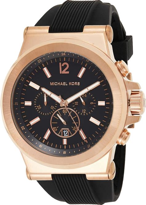 michael kors schwarze uhr|michael kors herrenuhren.